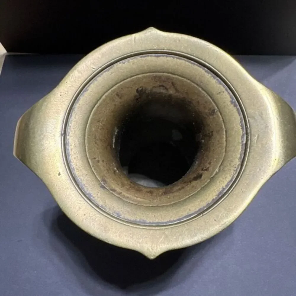 Japanese Edo‎ Period Bronze Mimikuchi Flying Handles 4.5